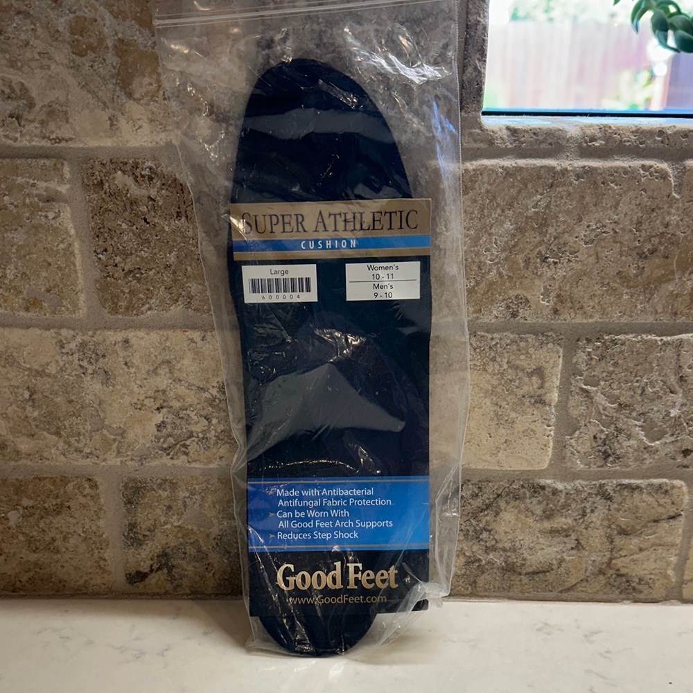 Good Feet Super Athletic Cushion Insoles- Mens 9-10 Women’s 10-11